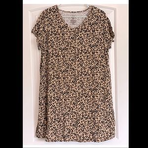 Leopard Print Lounge Dress